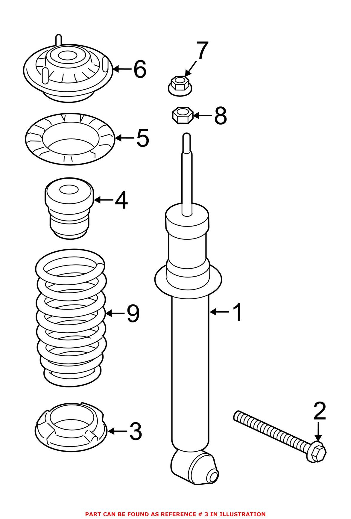 BMW Coil Spring Insulator - Lower 33536856172